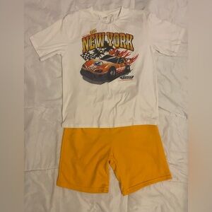 SHEIN, Size 11-12(big boy), Color: White & Gold